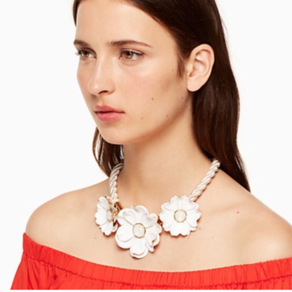 Kate Spade bright blossom statement necklace - Picture 2 of 7